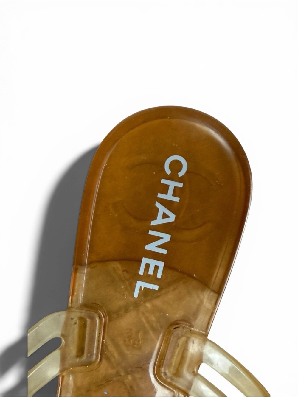 Chanel Jelly Camellia Thong Sandals – Size 37. - Picture 10 of 10